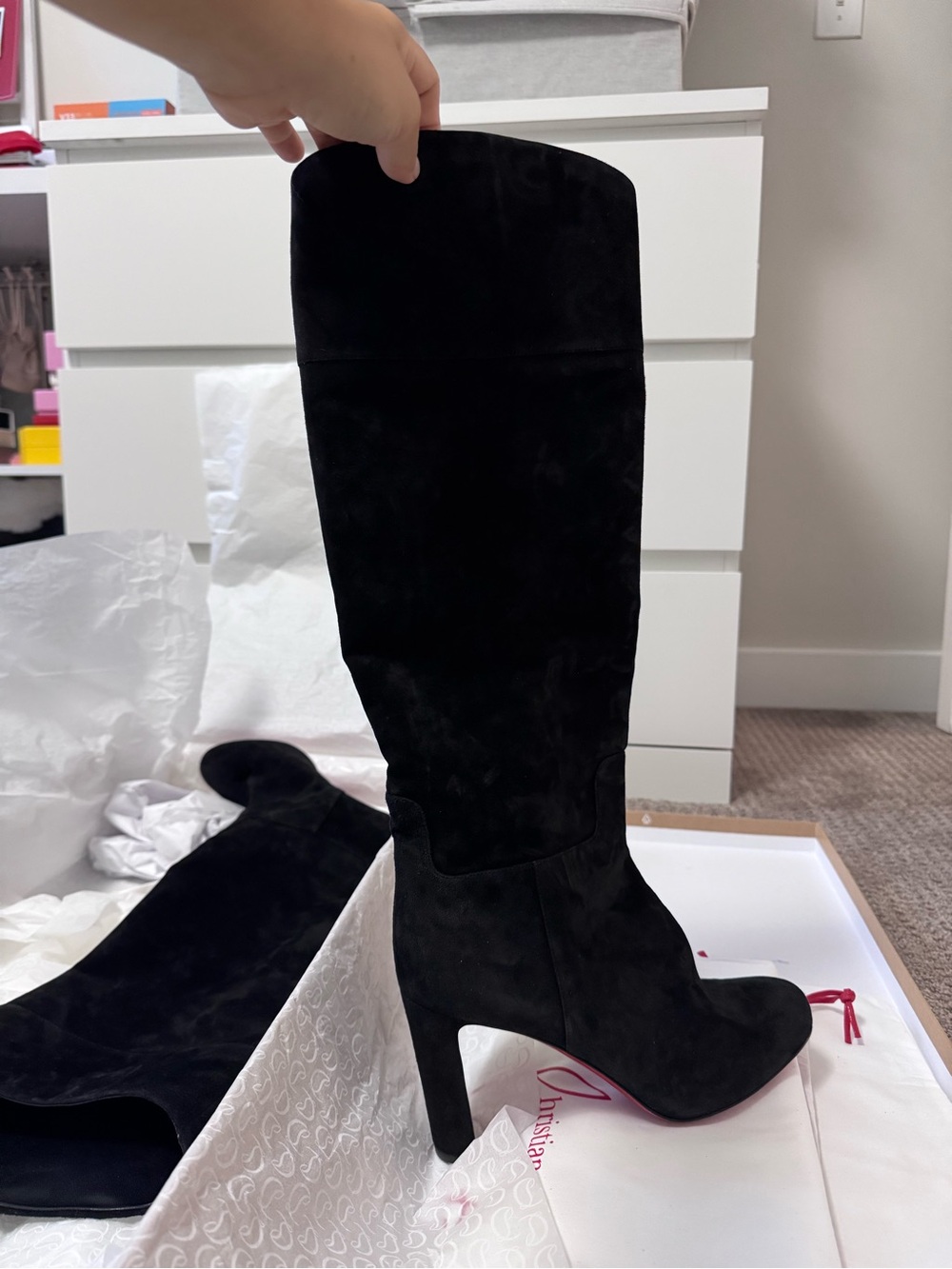 Christian Louboutin 85 mm Loo Botta boots- brand new! - Picture 8 of 11